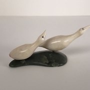 Cover image of Pair of Ivory Murrs on Base